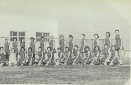 Fern far left head Majorette 1957