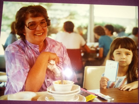 Me, 5 yrs old, and gramma