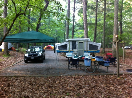 Camping at Claytor Lake, VA - June 2012