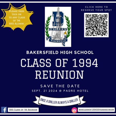 Bakersfield High School Class of 1994 Reunion