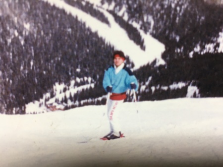 1987 School ski trip 