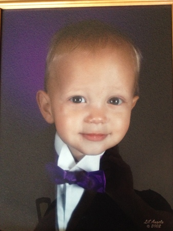 Grandson Logan, age 2