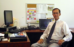 me in my office