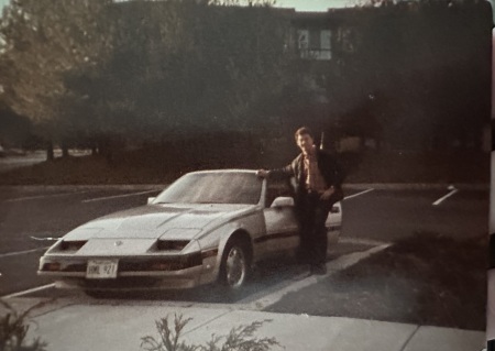 Paul with Mazda Z300, Baltimore, MD 1984