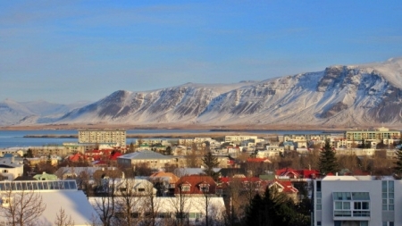 Reykjavík Iceland 2019 scene
