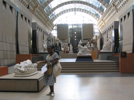 Filming at Musee d'Orsay for Grand Inondation