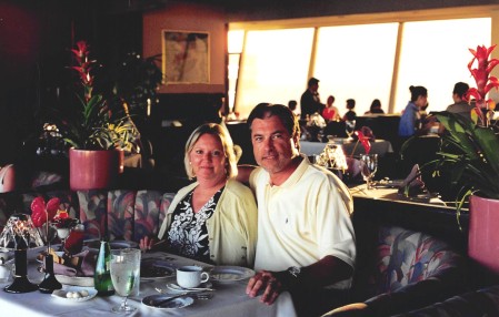 Sande & I at the Hanohano Room Waikiki