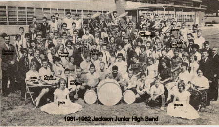 1961-1962 Jackson Jr. High Band