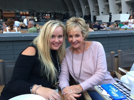 Granddaughter Jwnnifer and I at Hollywood Bowl.