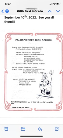 Charlene Norris' album, Palos Verdes High School Reunion