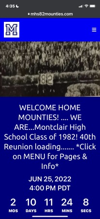 Our MHS82Mounties Reunion website