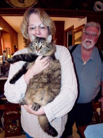 Kathy with Mouser and Ed 