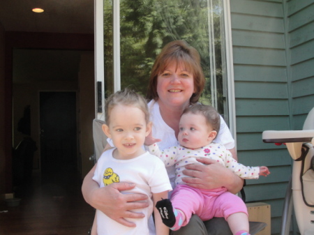 Sheryl with Granddaughters