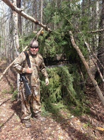 2014 bear hunt blind Alberta canada