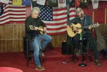 Rick Palomo on guitar at the Elks lodge in Or 