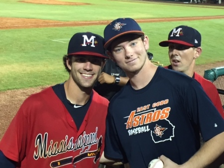 Dansby Swanson With Brooks Ellis