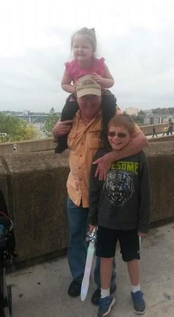 Larry, Shaun and Chloe at Shriner's Circus