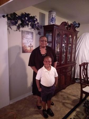 My Mom and our son before church Sept 2018