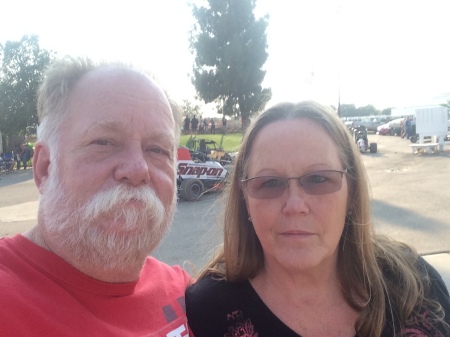 Ken & Kathleen at Delta Speedway