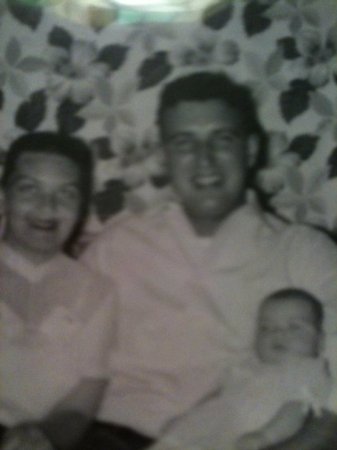 Dad and mom and me 1955