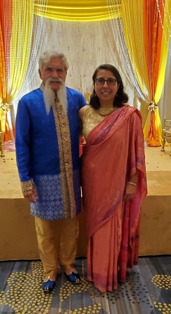 Me & Bert at my nephew's Indian wedding 
