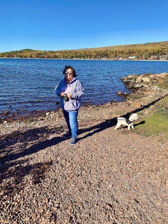 Lake Superior with Frodo