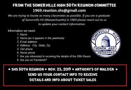 50th Reunion Info
