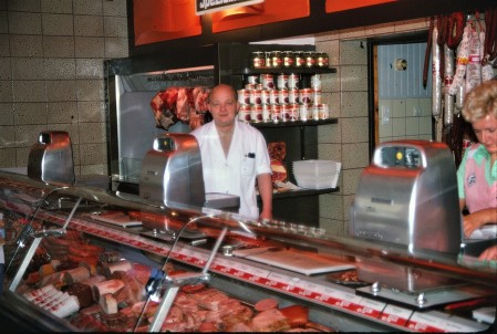 Local butcher shop in Ramstein Germany