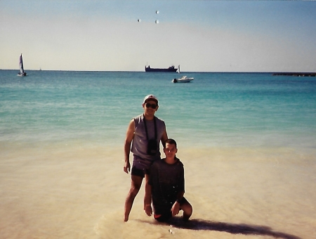 Jarrod &I in The Bahamas 2000