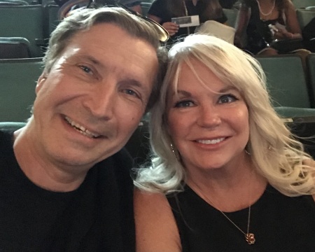 Linda and I at AGT for Jack's performance