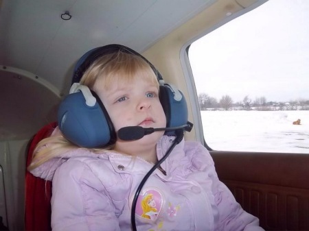 My Niece's First Air Plane Ride