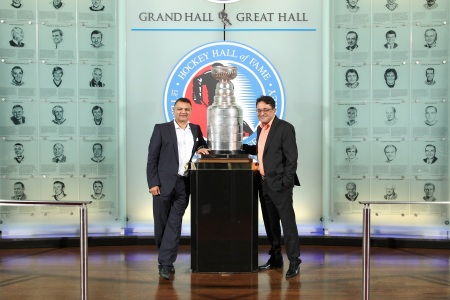 At the Hockey Hall of Fame