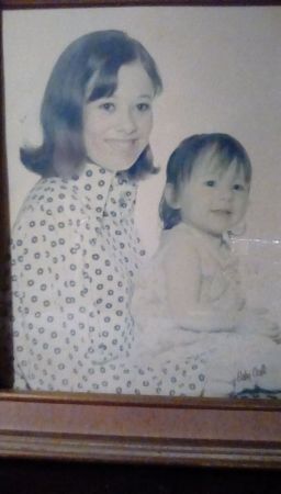 Me & Jen ( baby sister ) circa 1969