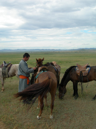 Owner of Mongol horses, Mongolia 2005