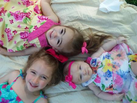 My 3 grandchildren, All girls, mother is Jenny