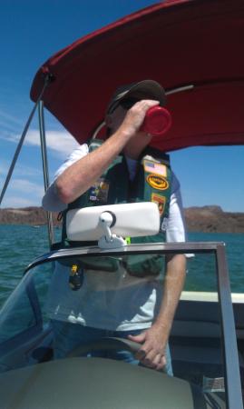 Lake Havasu Arizona - taking on vital fluids