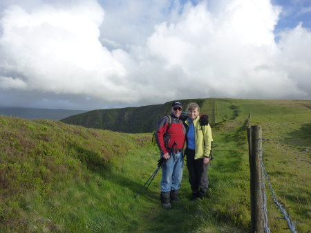 Tom & Fion In The Breacon Beacons, Wales UK