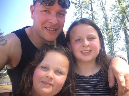 My son and grand daughters