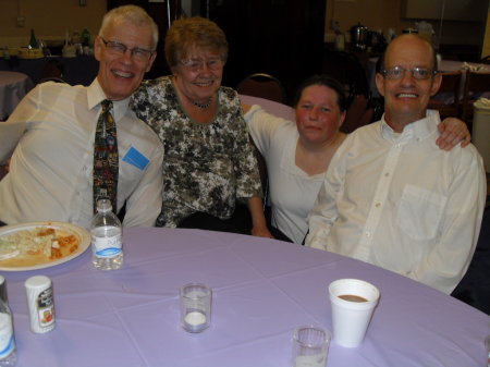 Me, my sister Karol, Bob's sister Karen, Bobby