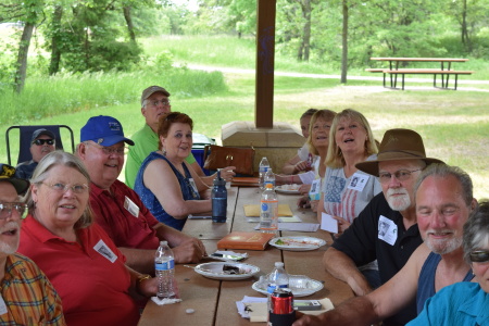 Picnic participants on June 3