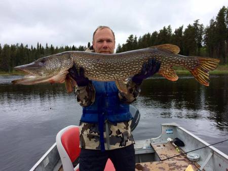 Son Eric's catch in Canada