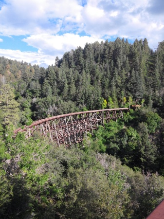 Mexican Canyon Trestle, this summer, Cloudcroft, NM