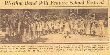 Beck Street Elementary School Rythm Band