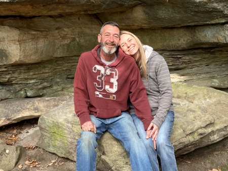 Nathan and Mandi at Cooks Forest 