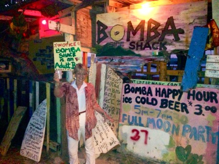 Um...The Bomba Shack in Tortola