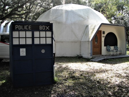 Tardis well building for the Dome