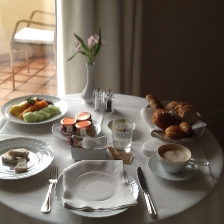 Breakfast at the Belmond hotel Taormina