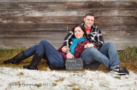 Their first christmas picture