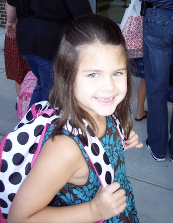 Dylann starting kindergarten -2010