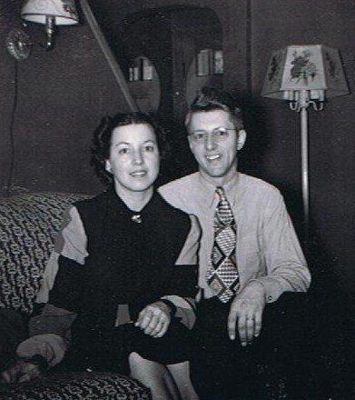 Mom & Dad in 1950